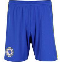 2016 2017 bosnia home adidas football shorts blue