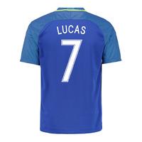 2016-17 Brazil Away Shirt (Lucas 7)