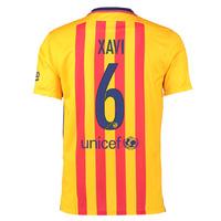 2015-16 Barcelona Away Shirt (Xavi 6)