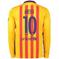 2015 2016 barcelona long sleeve away shirt messi 10