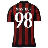 2015-16 AC Milan Home Shirt (Mastour 98) - Kids