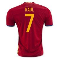 2016 2017 spain home shirt raul 7