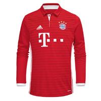 2016 2017 bayern munich adidas home long sleeve shirt