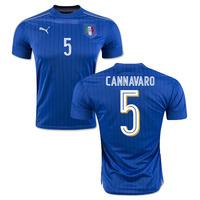 2016 2017 italy puma home shirt cannavaro 5 kids