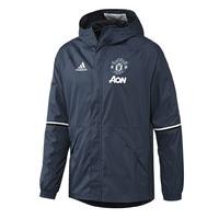 2016-2017 Man Utd Adidas Allweather Jacket (Mineral Blue)