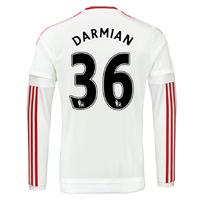 2015 2016 man utd long sleeve away shirt darmian 36