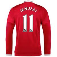 2015 2016 man utd long sleeve home shirt januzaj 11