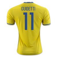 2016-2017 Sweden Home Adidas Shirt (Guidetti 11)