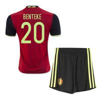 2016-2017 Belgium Home Mini Kit (Benteke 20)