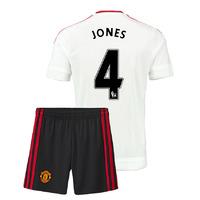 2015-16 Man Utd Away Mini Kit (Jones 4)