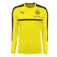 2016-2017 Borussia Dortmund Puma Long Sleeve Training Shirt (Yellow)