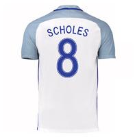 2016 17 england home shirt scholes 8