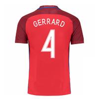 2016-17 England Away Shirt (Gerrard 4)