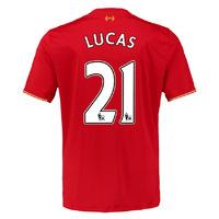 2015 16 liverpool home shirt lucas 21 kids