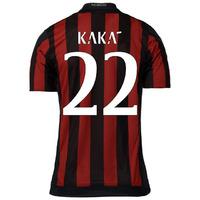 2015-16 AC Milan Home Shirt (Kaka 22) - Kids