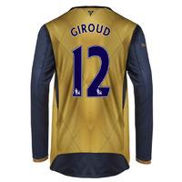 2015 16 arsenal long sleeve away shirt giroud 12 kids