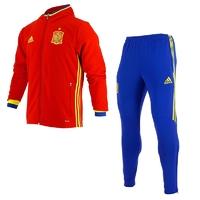 2016-2017 Spain Adidas Presentation Tracksuit (Red) - Kids