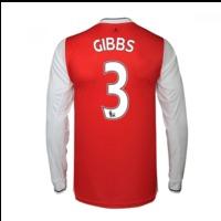 2016-17 Arsenal Long Sleeve Home Shirt (Gibbs 3)