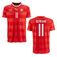 2016 2017 switzerland puma home shirt behrami 11 kids