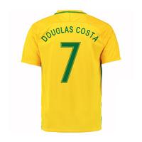 2016-17 Brazil Home Shirt (Douglas Costa 7)