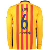 2015-2016 Barcelona Long Sleeve Away Shirt (Xavi)