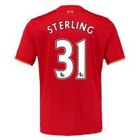 2015 16 liverpool home shirt sterling 31 kids