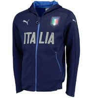 2016-2017 Italy Puma Casual Performance Zip Through Hoody (Navy)