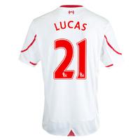 2015-16 Liverpool Away Shirt (Lucas 21) - Kids