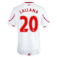 2015-16 Liverpool Away Shirt (Lallana 20) - Kids