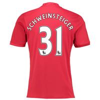 2016-17 Manchester United Home Shirt (Schweinsteiger 31) - Kids