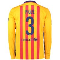 2015-2016 Barcelona Long Sleeve Away Shirt (Pique 3)