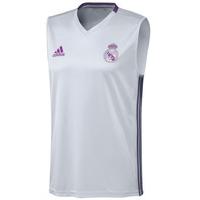 2016 2017 real madrid adidas sleeveless jersey white