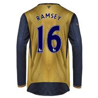 2015 16 arsenal long sleeve away shirt ramsey 16 kids