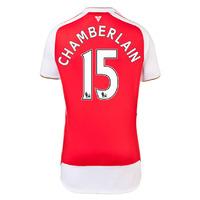 2015-16 Arsenal Home Shirt (Chamberlain 15) - Kids