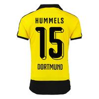 2015-16 Borussia Dortmund Home Shirt (Hummels 15) - Kids