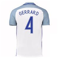 2016-17 England Home Shirt (Gerrard 4)