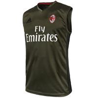 2016-2017 AC Milan Adidas Sleeveless Jersey (Night Cargo)