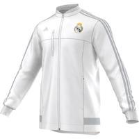 2015-2016 Real Madrid Adidas Anthem Jacket (White)