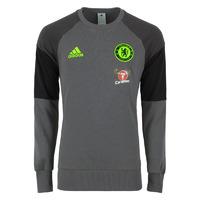 2016-2017 Chelsea Adidas Sweat Top (Dark Grey)