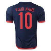 2015 2016 colombia adidas away shirt your name