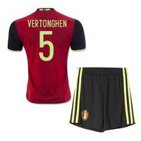 2016-2017 Belgium Home Mini Kit (Vertonghen 5)