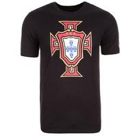 2016-2017 Portugal Nike Crest Tee (Black)