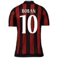 2015-16 AC Milan Home Shirt (Boban 10) - Kids