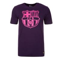 2016-2017 Barcelona Nike Crest T-Shirt (Purple) - Kids