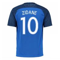 2016-17 France Home Shirt (Zidane 10)