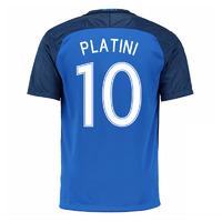 2016-17 France Home Shirt (Platini 10)