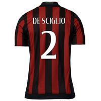 2015 16 ac milan home shirt de sciglio 2 kids