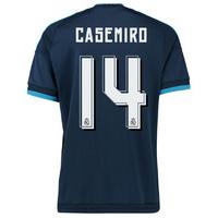 2015 2016 real madrid third shirt casemiro 14 kids