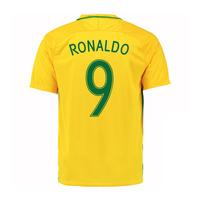 2016-17 Brazil Home Shirt (Ronaldo 9)