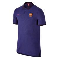 2016-2017 Barcelona Nike Authentic Polo Shirt (Purple)